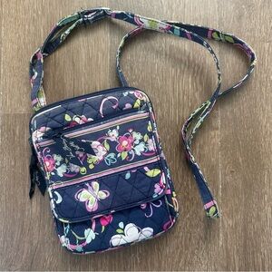Vera Bradley 🎀 Ribbons Floral Butterfly Hipster Crossbody Purse